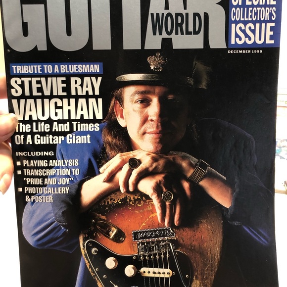 Vintage Early 90s Guitar World Mag Lot of 8 Tributes to Hendrix Stevie Ray - Picture 4 of 9